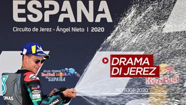 Marc Marquez Alami Kecelakaan, Fabio Quartararo Raih Kemenangan Pertama di MotoGP Jerez