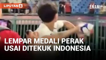 Jonathan Khemdee Lempar Medali Perak dan Maskot SEA Games 2023 Usai Thailand Dihajar Indonesia U-22