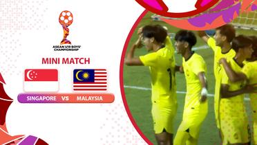 Singapore vs Malaysia - Mini Match | Asean Boys Championship U19 2024