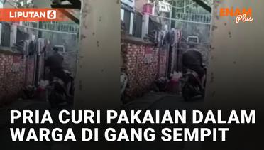 Tak Habis Pikir, Pria Curi Pakaian Dalam Warga di Gang Sempit
