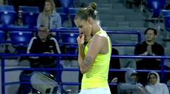 Karolina Pliskova vs Elena Rybakina - Highlights | WTA Mubadala Abu Dhabi Open 2023