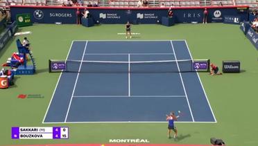 Match Highlights | Maria Sakkari 2 vs 0 Marie Bouzkova | WTA National Bank Open 2021