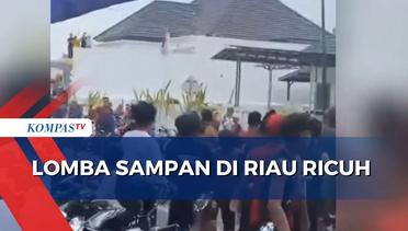 Lomba Sampan di Riau Ricuh, 3 Orang Terluka dan 1 Sampan Dibakar