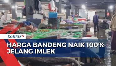 Jelang Imlek, Harga Ikan Bandeng di Pasar Tradisional Ciputat Naik 100%