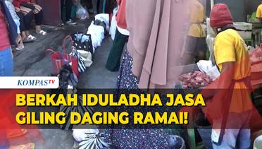Jasa Giling Daging Diserbu Warga saat Iduladha