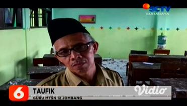 Diterjang Angin Puting Beliung, Sekolah Ambruk. Jombang, Jawa Timur