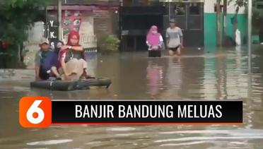Banjir di Kabupaten Bandung Meluas, Ribuan Rumah Warga Terendam | Liputan 6