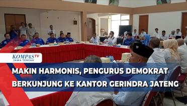 Makin Harmonis, Pengurus Demokrat Berkunjung ke Kantor Gerindra Jateng
