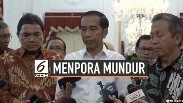 Jokowi Bakal Bahas Pengganti Menpora Hari Ini
