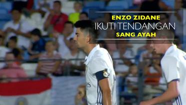 Enzo Zidane Ikuti Tendangan Sang Ayah