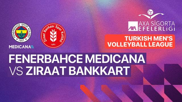 Fenerbahce Medicana vs Ziraat Bankkart - Full Match | Turkish Men's Volleyball League 2025/26