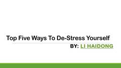 Top Ways to De-Stress Yourself by Bounty Resources Armenia