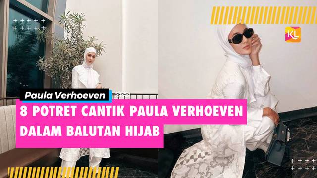 8 Potret Cantik Paula Verhoeven Dalam Balutan Hijab, Baim Wong: Sebagai Suami Hanya Membimbing Saja