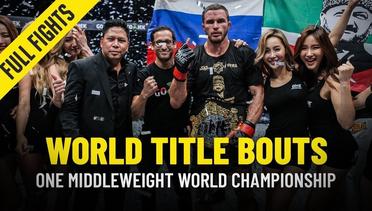 History Of The ONE Middleweight World Title - Part 1 - ONE Full Fights