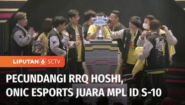 Tumbangkan RRQ Hoshi 4-1, ONIC Esports Juara Juara MPL ID S-10 | Liputan 6