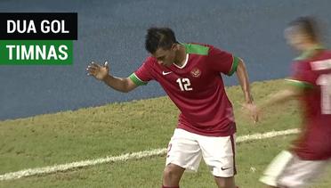Timnas Indonesia Awali Piala AFF 2016 dengan 2 Gol Tandukan Kepala