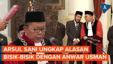 Arsul Sani Bisik-bisik denga Anwar Usman, Ada Apa?