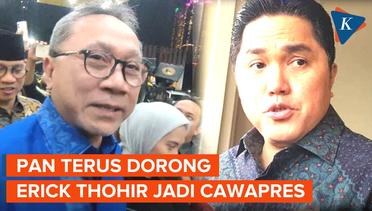 Rapat Perdana Koalisi Indonesia Maju, PAN Terus Dorong Erick Thohir Jadi Cawapres Prabowo