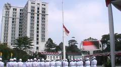Upacara Peringatan HUT  RI ke 72 Gasibu Bandung Jawa Barat