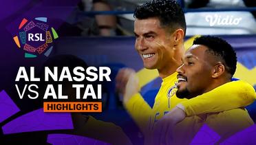 Al Nassr vs Al Tai - Highlights | ROSHN Saudi League 2023/24