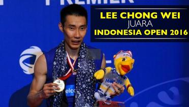 Bekuk Jorgensen, Lee Chong Wei Juara Indonesia Open 2016