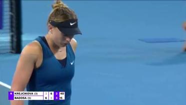 Match Highlights | Paula Badosa vs Barbora Krejcikova | WTA Sydney Tennis Classic 2022