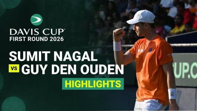 Sumit Nagal (IND) vs Guy Den Ouden (NED) - Highlight | Davis Cup 2026