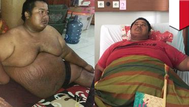 Pria ini berbobot 310 kg karena makan makanan sisa katering - TomoNews
