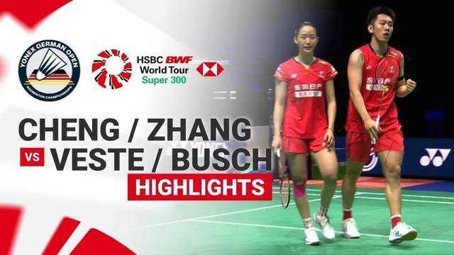 Cheng Xing/Zhang Chi (CHN) vs Mads Vestergaard/Christine Busch (DEN) - Highlight | YONEX German Open 2026