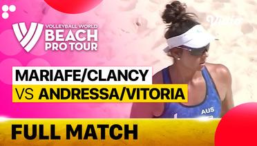 Full Match | Round 1 - Center Court: Mariafe/Clancy (AUS) vs Andressa/Vitoria (BRA) | Beach Pro Tour Elite16 Uberlandia, Brazil 2023