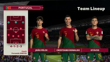Starting Line Up Pertandingan Portugal vs Ghana FIFA World Cup Qatar 2022