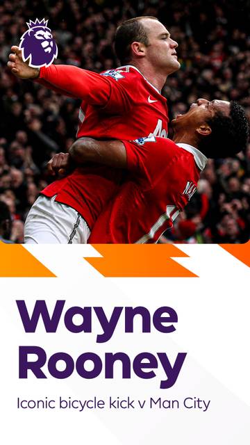 Gol 'bicycle kick' ikonik Wayne Rooney di derby Manchester | Premier League 2025/26