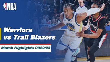 Match Highlights | Golden State Warriors vs Portland Trail Blazers | NBA Pre-Season 2022/23