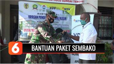 YPP Salurkan Ribuan Paket Sembako untuk Warga Terdampak Banjir Kalimantan Selatan | Liputan 6