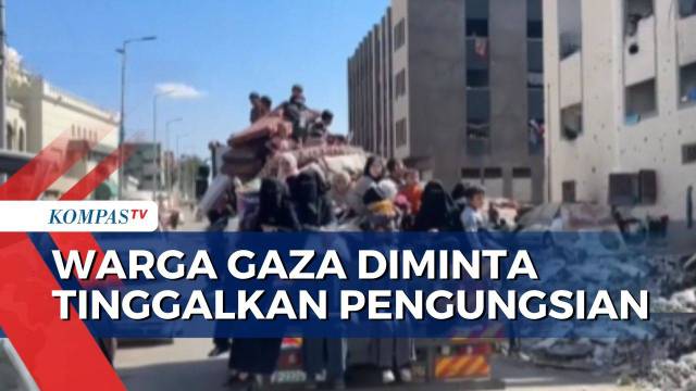 Israel Perintahkan Warga Gaza Tinggalkan Rumah dan Pengungsian