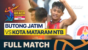 Full Match | Final - Putra (4x4): Butong Jatim vs Kota Mataram NTB | National Beach Volleyball League 2022