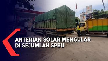 Antrean Solar Mengular di Sejumlah SPBU Bandar Lampung