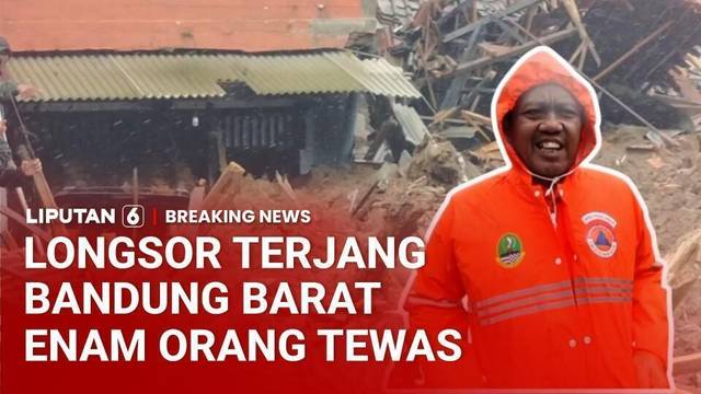 Longsor Terjang Permukiman di Bandung Barat, Enam Orang Meninggal Dunia | Liputan 6