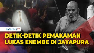 Detik-Detik Prosesi Pemakaman Lukas Enembe di Jayapura, Diiringi Isak Tangis Warga