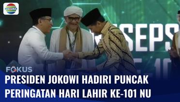 Presiden Jokowi Hadiri Puncak Peringatan Hari Lahir ke-101 NU | Fokus