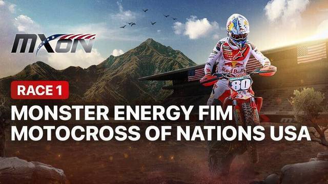 2025 Monster Energy FIM Motocross of Nations USA: Race 1 (MXGP & MX2) - Full Match | MXGP 2025