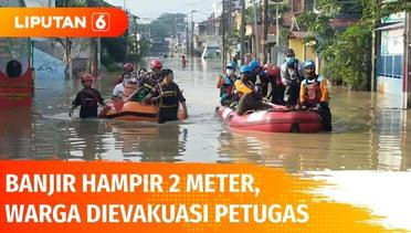 Banjir Nyaris Setinggi 2 Meter di Bekasi dan Jakarta, Warga Enggan Mengungsi | Liputan 6