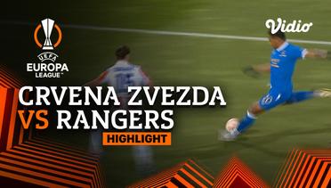 Highlight - Crvena zvezda vs Rangers | UEFA Europa League 2021/2022