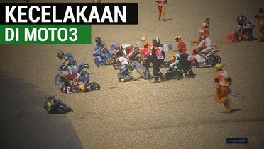 Kecelakaan Massal Para Pebalap Moto3 di Sirkuit Le Mans