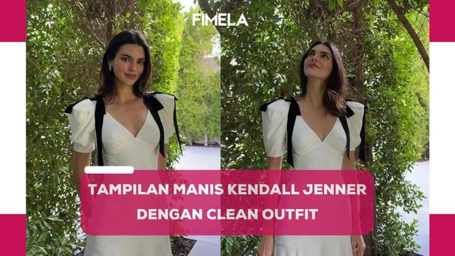 Tanpa Baju Terbuka, 6 Tampilan Manis Kendall Jenner dengan Clean Outfit Bak Disney Princess