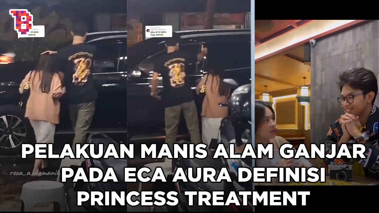 Princess treatment, deretan perlakuan manis Alam Ganjar pada Eca Aura ini  bikin baper