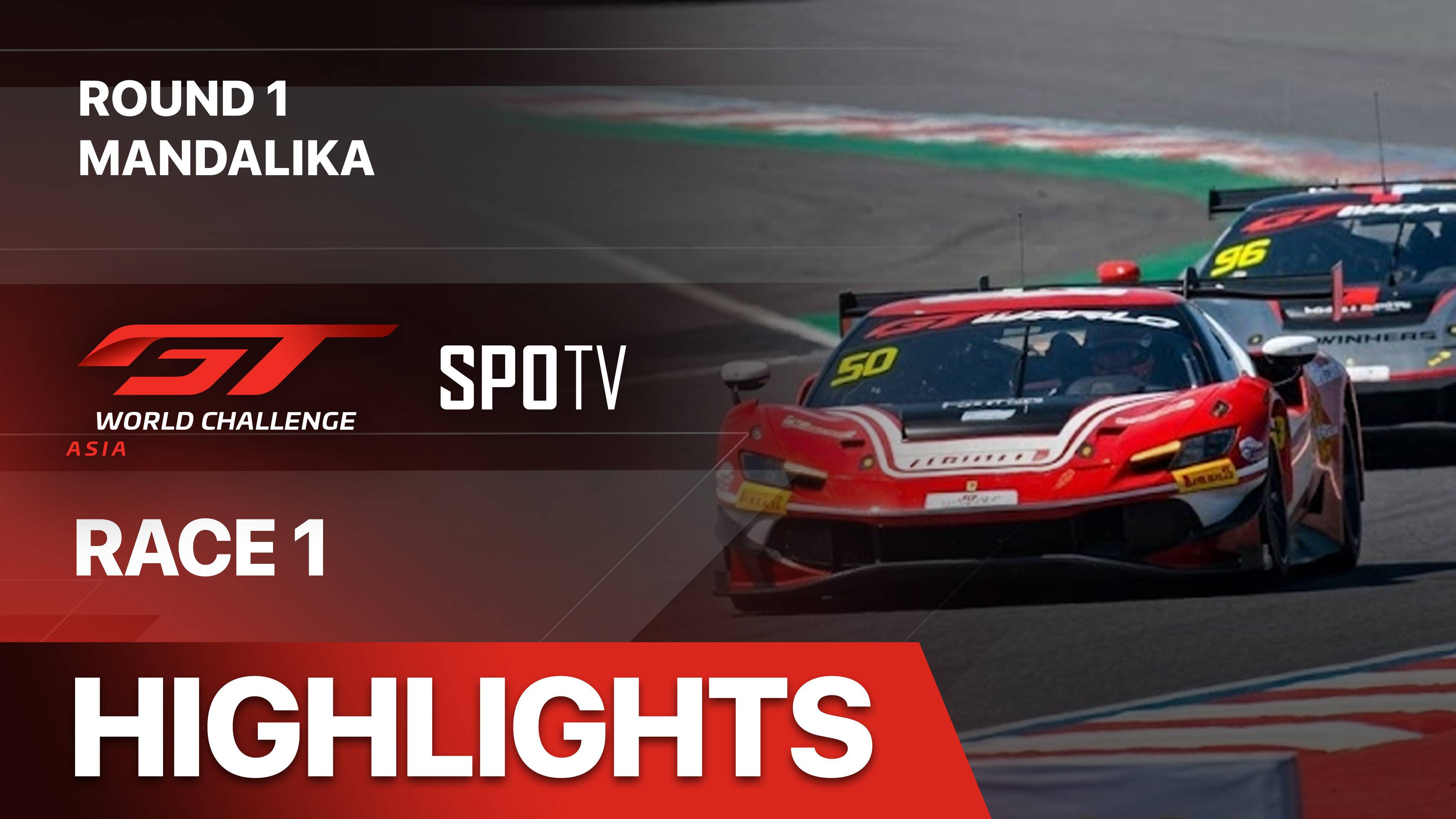 Race 1 - GT World Challenge Asia 2026: Mandalika