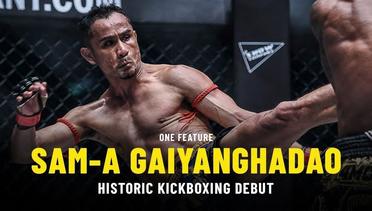 Sam-A’s Historic Kickboxing Debut - ONE Feature
