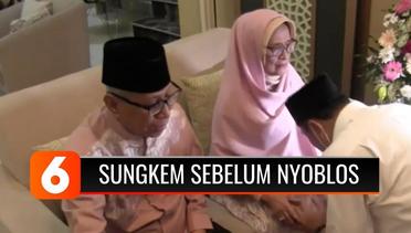Cawalkot Surabaya Eri Cahyadi Sungkem pada Orangtua Sebelum Jalan ke TPS | Liputan 6 Pilkada