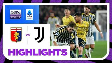 Genoa vs Juventus - Highlights | Serie A 2023/2024